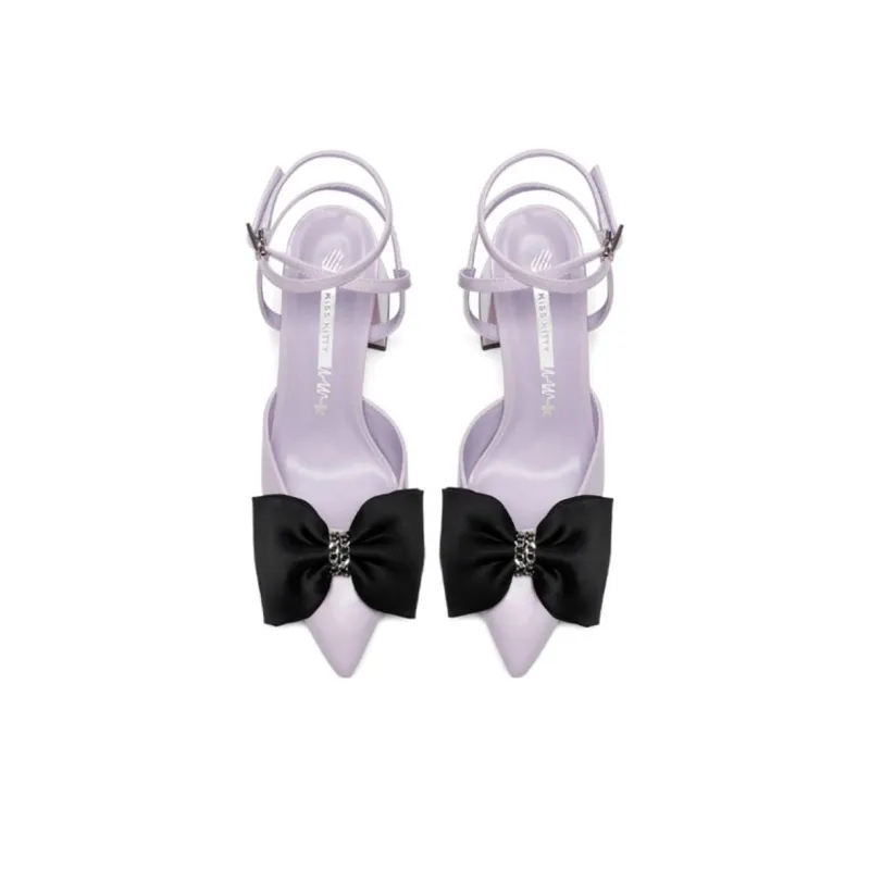 Kiss Kitty Block Heel High Heels 8cm Women's-5