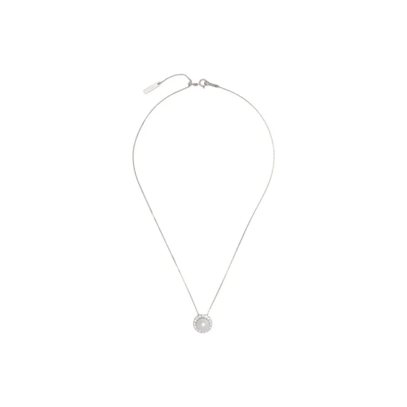 TASAKI 18kt White Gold Akoya Diamond Necklace-1