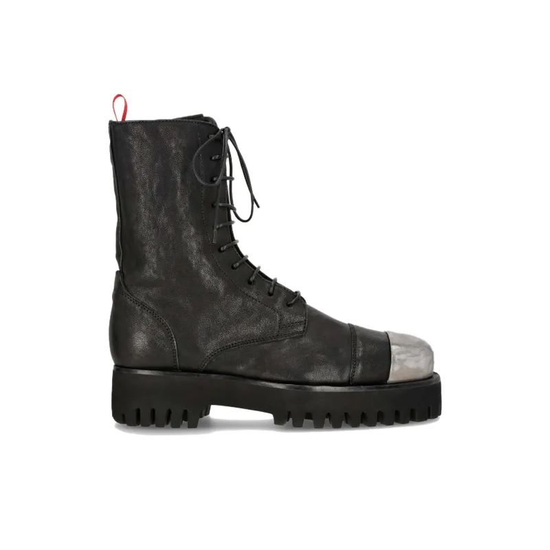424 X Steel Toe Ankle Boots Unisex Black-1