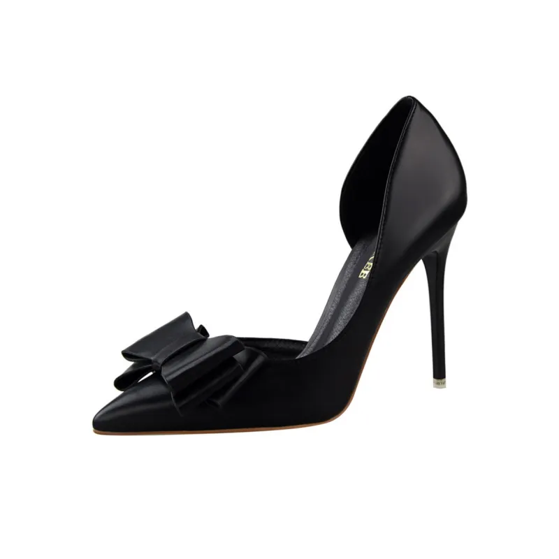 QITUMAUL Slim Heel High Heels 10.5cm Women's-1