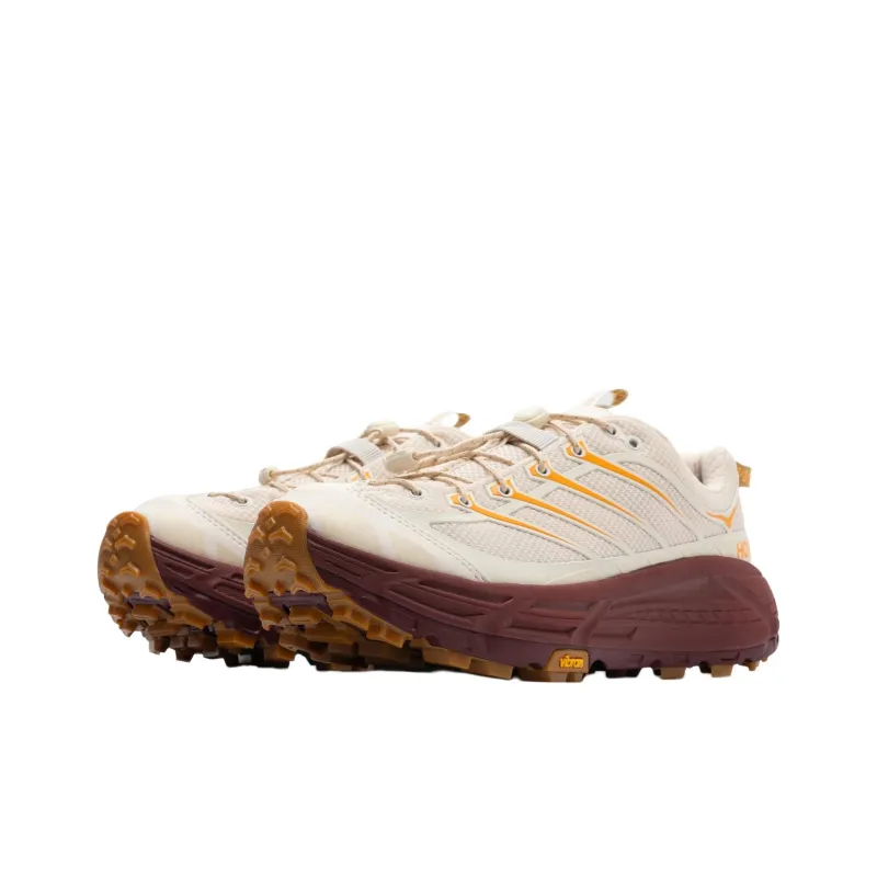 HOKA ONE ONE Mafate Three2 Vanilla Varsity Burgundy-1