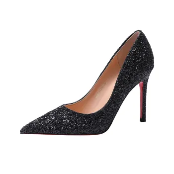 RoseDoris Slim Heel High Heels 8cm/10cm Women's Black