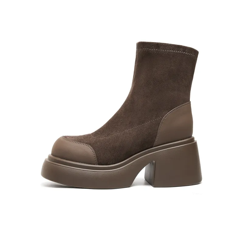 MALEMONKEY Ankle Boots 7.5cm Women's-7