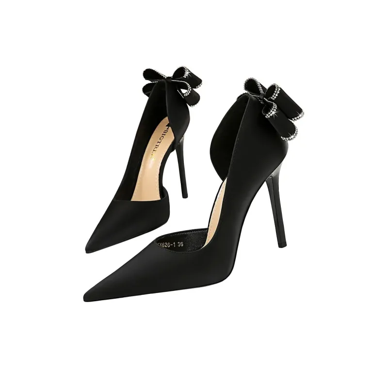 QITUMAUL Slim Heel High Heels 10.5cm Women's-2