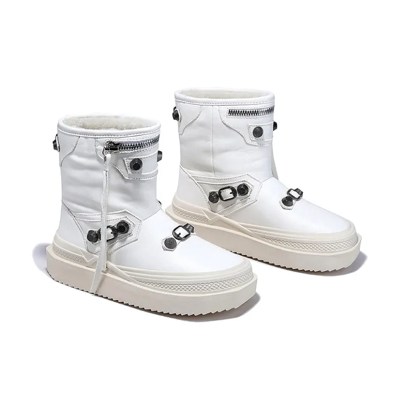 BELLALILY Short Snow Boots Women's-8