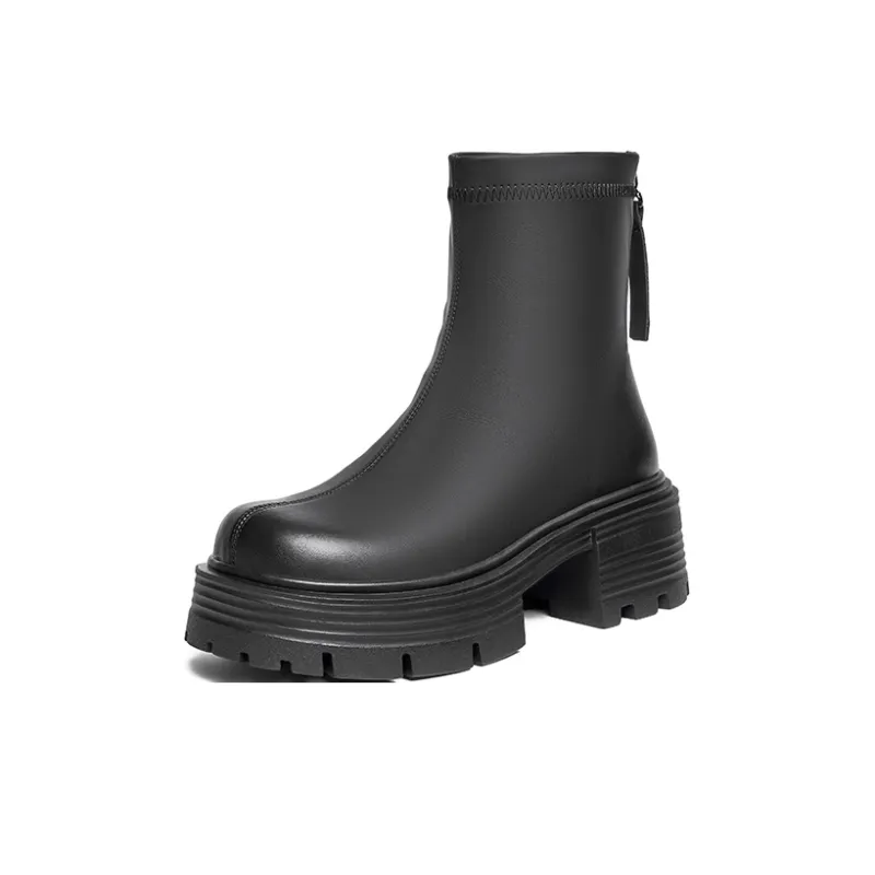JOSINY Ankle Boots Women's Black/Khaki/Dark Brown-1