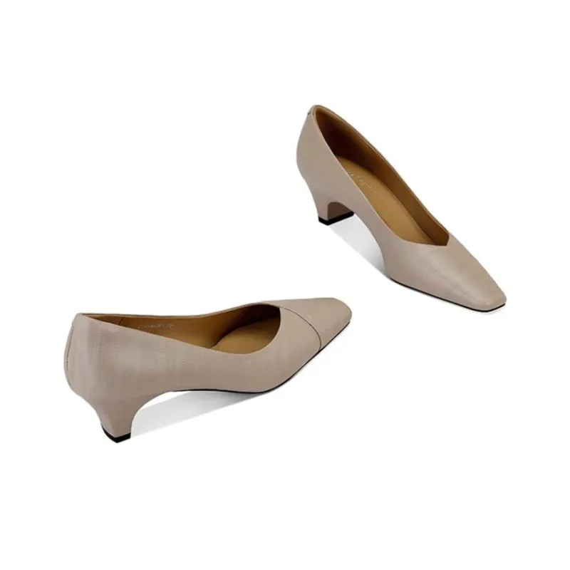 JESSICA SOPHIA Chunky Heel High Heels 4cm Women's-1