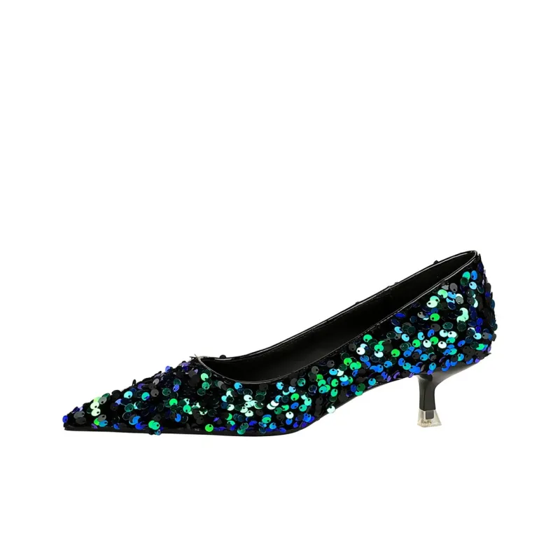 QITUMAUL Slim Heel High Heels 4.5cm Women's-9