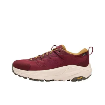 HOKA ONE ONE Kaha Wear resistant And Lightweight Low Top Trekking Shoes Unisex Red