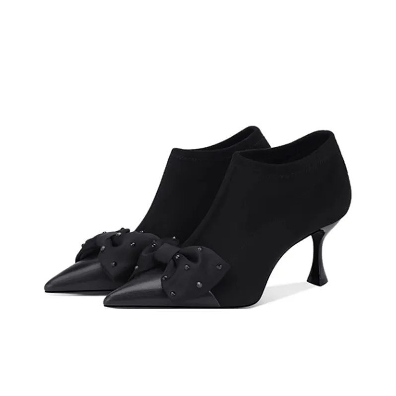 JESSICA SOPHIA Ankle Boots 6.5cm Women's Black-4