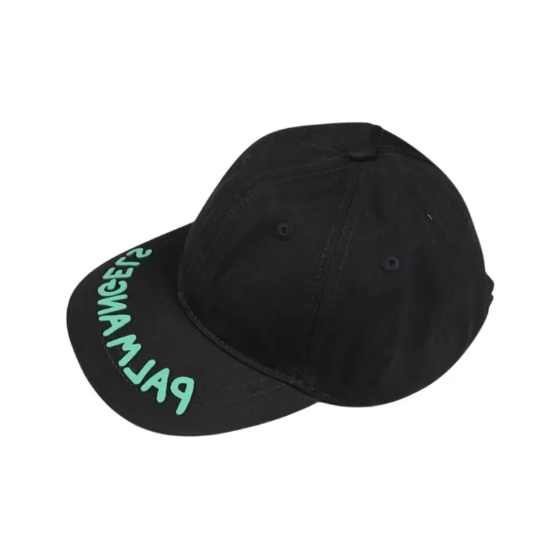 PALM ANGELS Logo Printed Baseball Cap-0