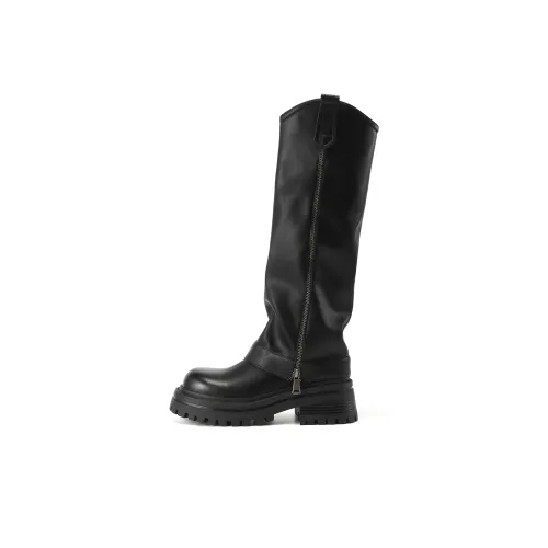 D FUSE SCANDINAVIA Bootcut Pants Knee high Boots Women's