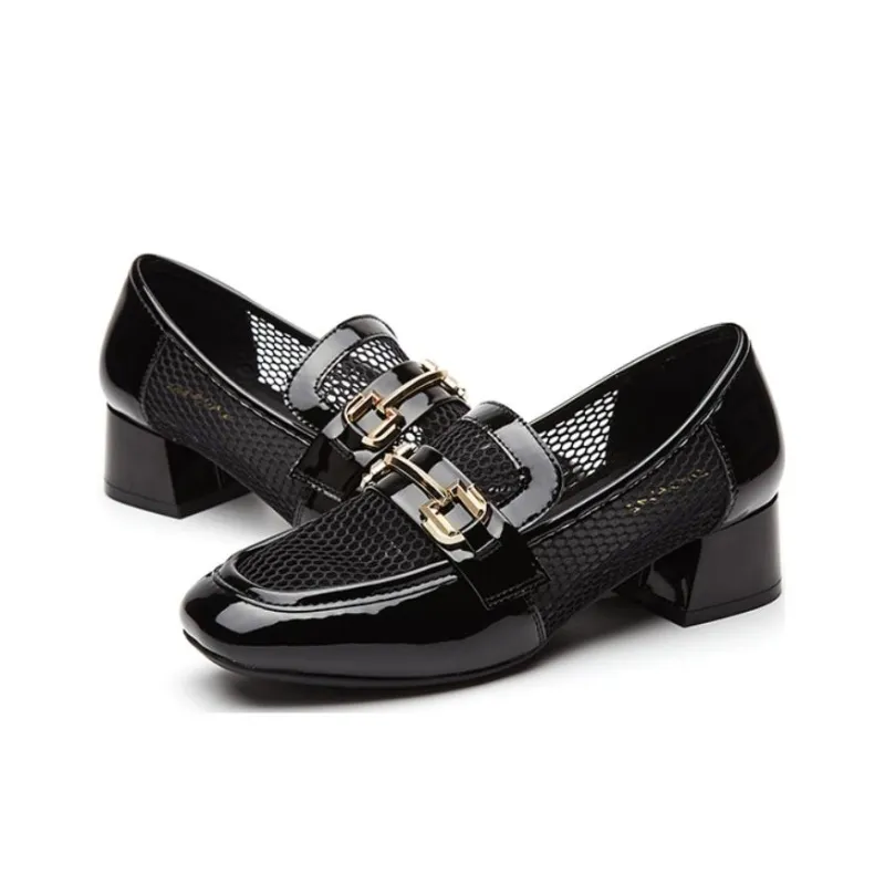 DAPHNE Chunky Heel High Heels 3.5cm Women's-9