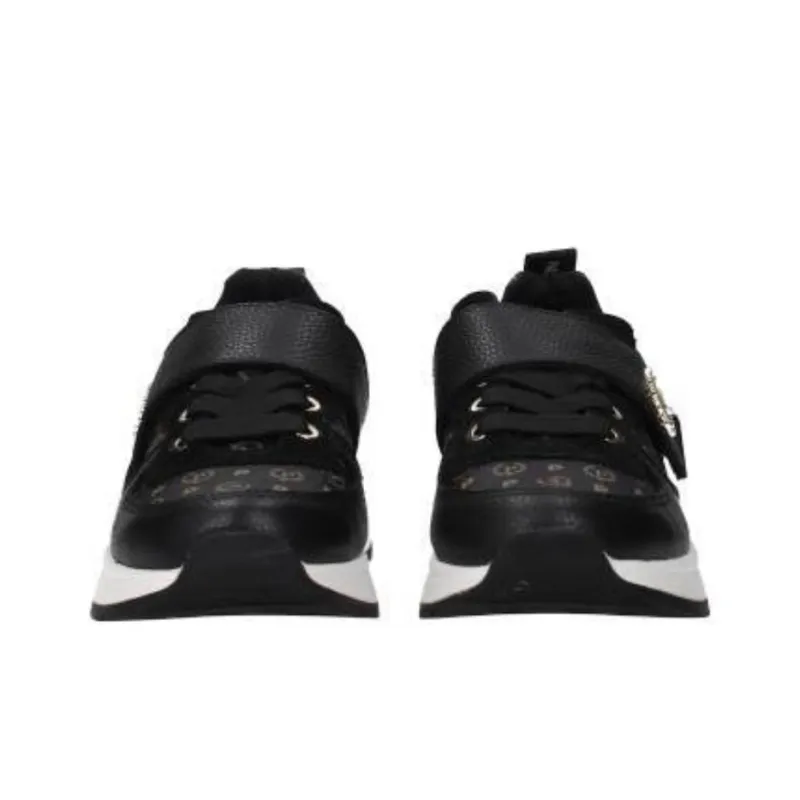 Pollini Low Top Casual Shoes Women's Black-4