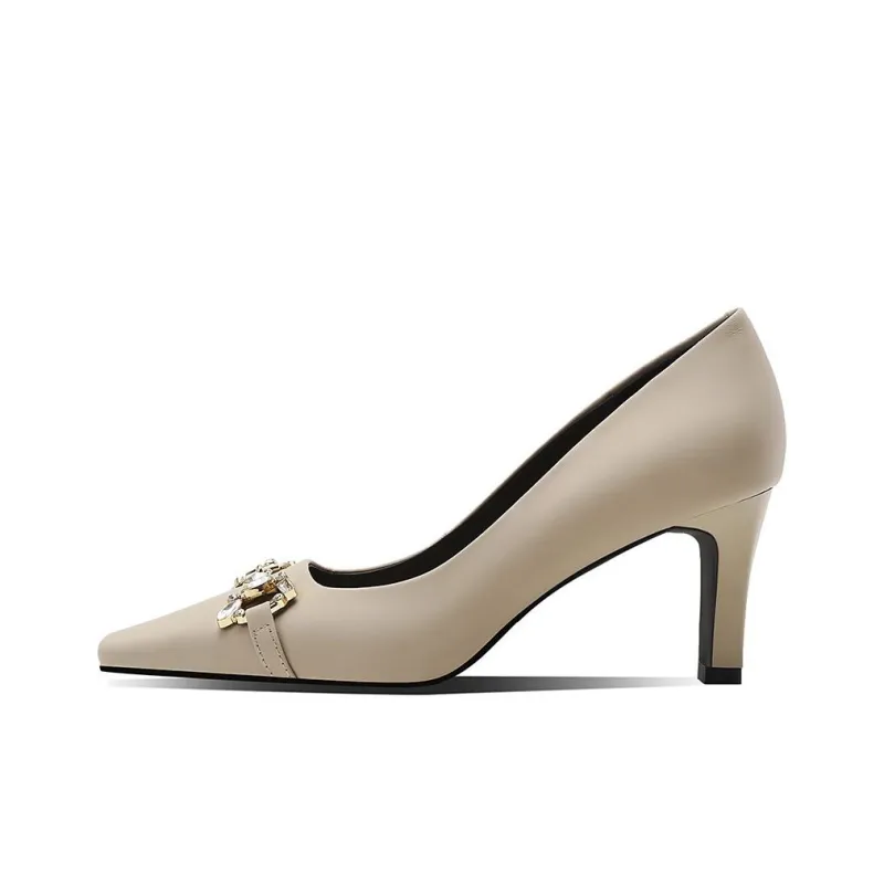 BOSSSUNWEN Chunky Heel High Heels 7cm Women's-6