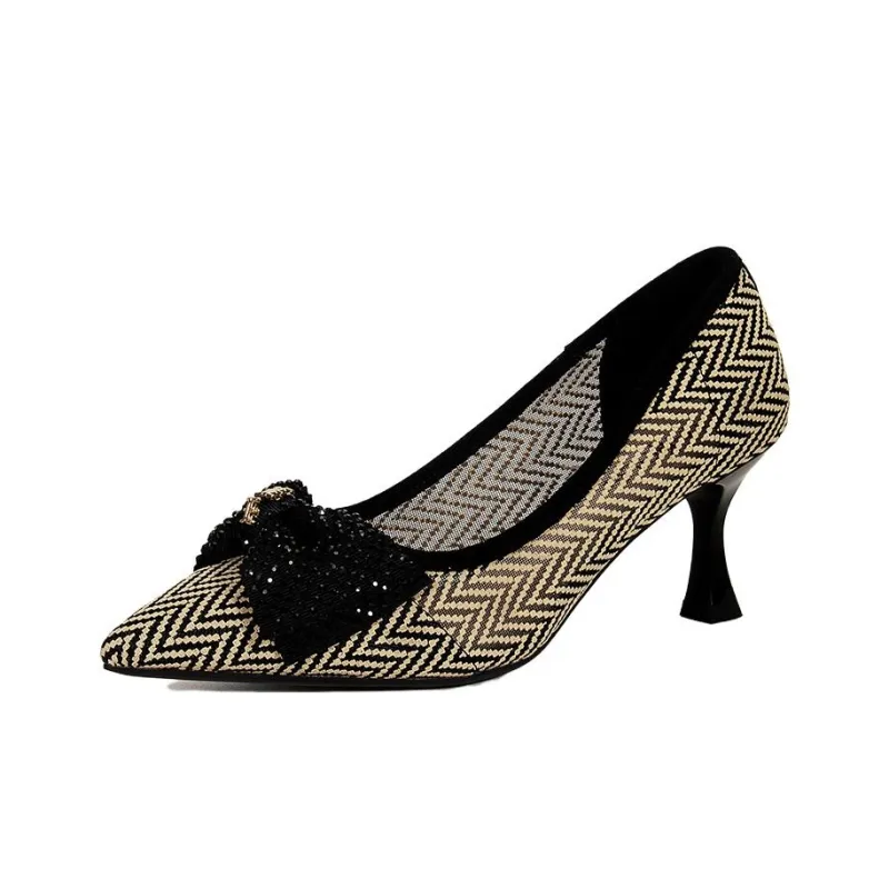 LESELE Slim Heel High Heels 6cm Women's-2