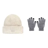 White Cap+Heather Gray Glove
