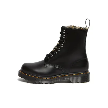 Dr.Martens 1460 Serena Leopard Black Martin Boots Women's