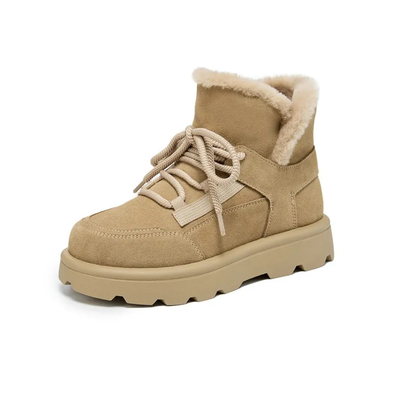 HARSON Snow Boots Women's Yellow-5