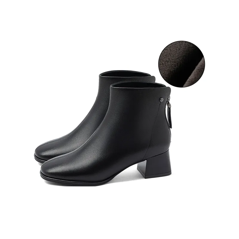 COMELY Ankle Boots Women's Black/Ecru-16
