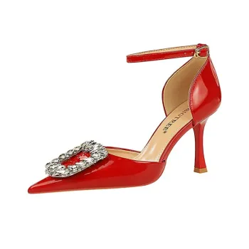 BIGTREE Slim Heel High Heels 8cm Women's