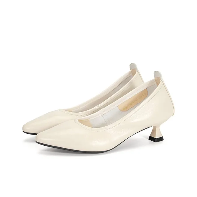 LESELE Flared Heel High Heels 4cm Women's-6