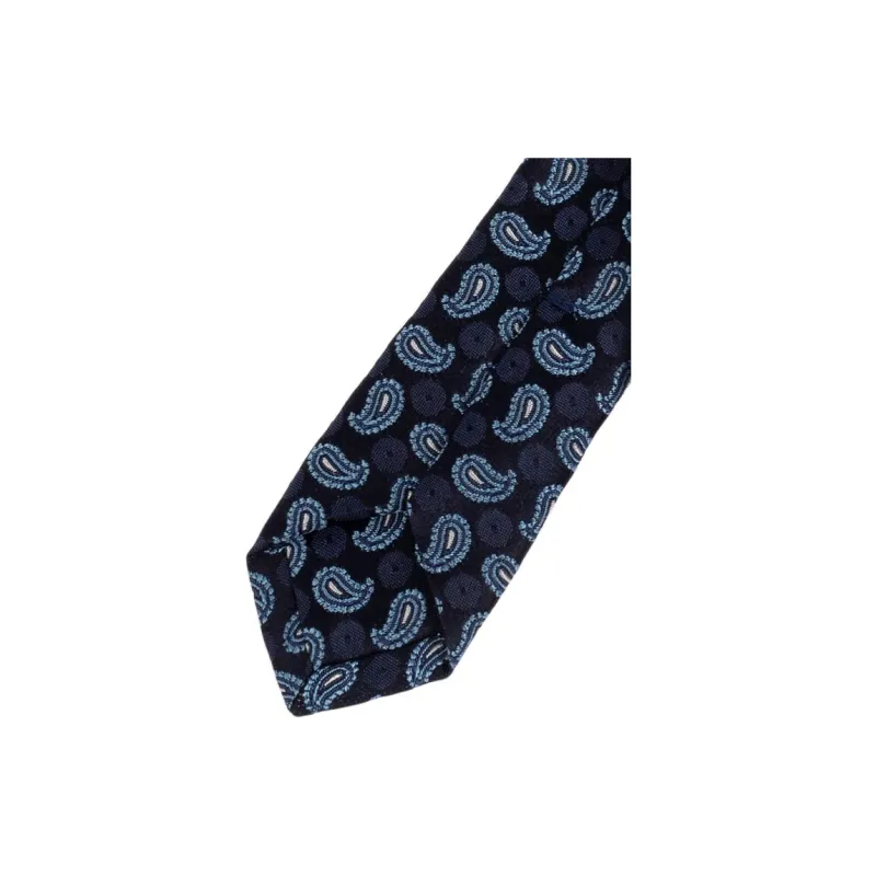 ETRO Jacquard Pointed Tip Tie-1