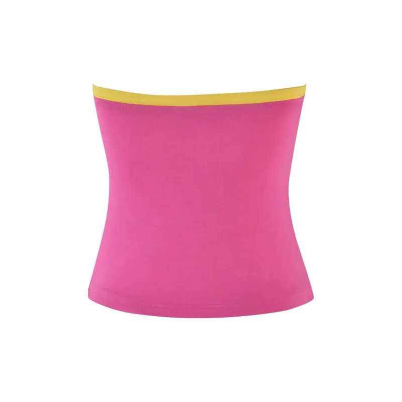 I.AM.GIA MICHELLE BOOB TUBE Strapless Top Women's Pink-1