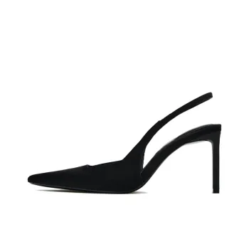 ZARA Slim Heel High Heels 9cm Women's Black