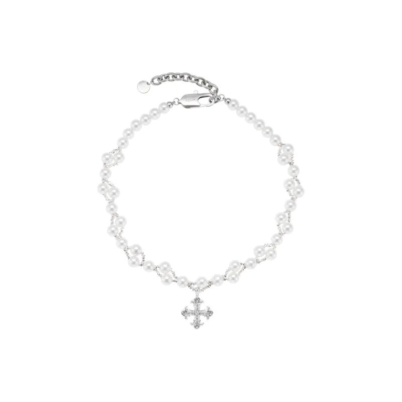 NothingButMini Pearl Necklaces Unisex-0
