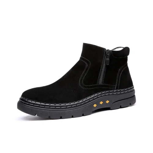 ZUWUDONG Ankle boots React Men Black, Brown