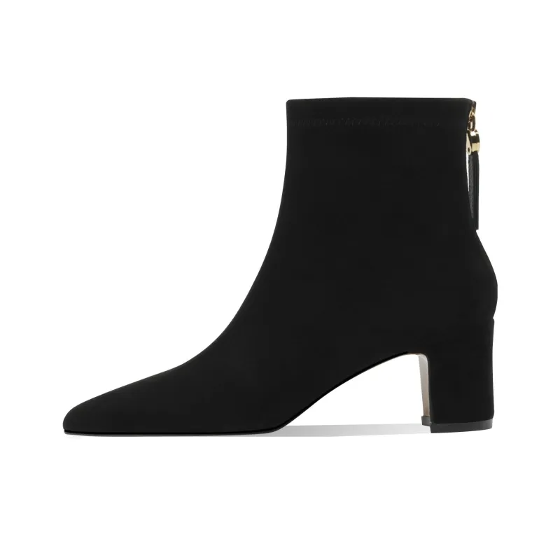 BOERDIQI Ankle Boots Women's Black/Khaki-0
