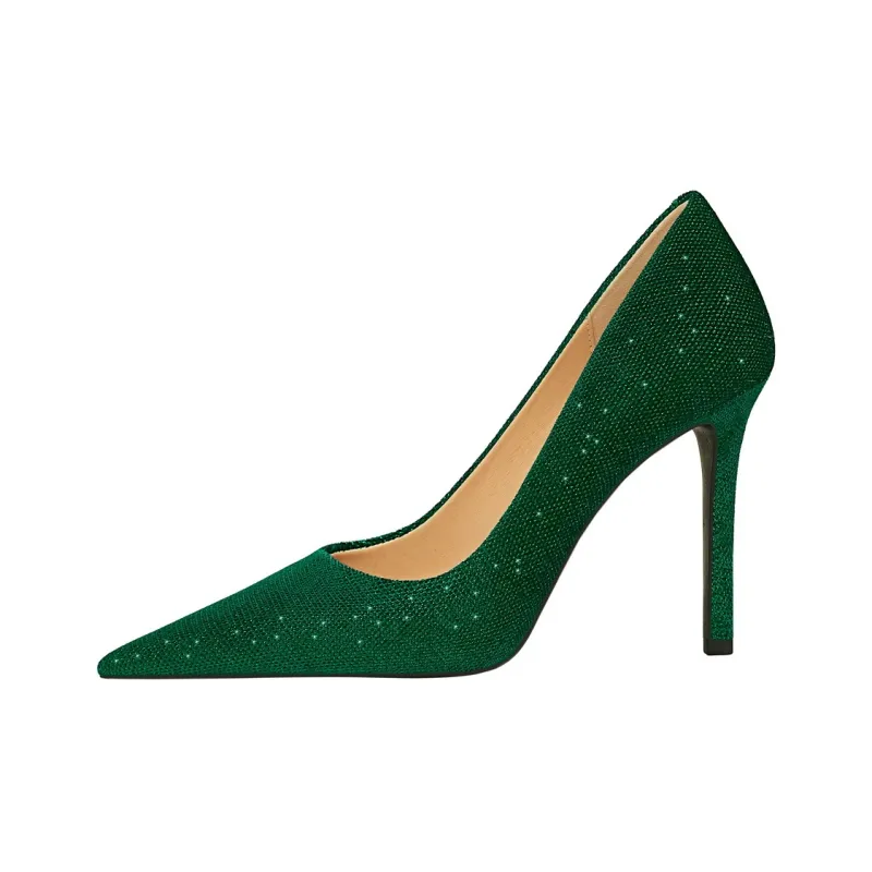 QITUMAUL Slim Heel High Heels Women's-27