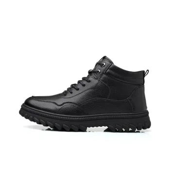 Captain Illy Short Snow Boots Men's Black
