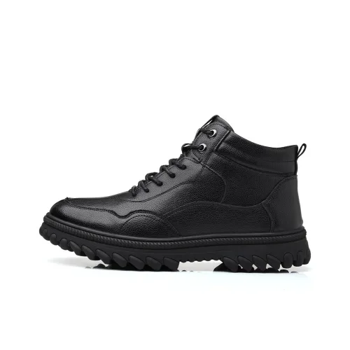 Captain Illy Short Snow Boots Men's Black