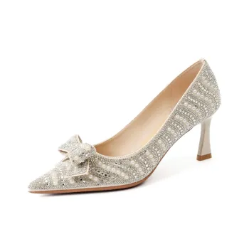 Beijiani High Heels 6cm Women's Apricot