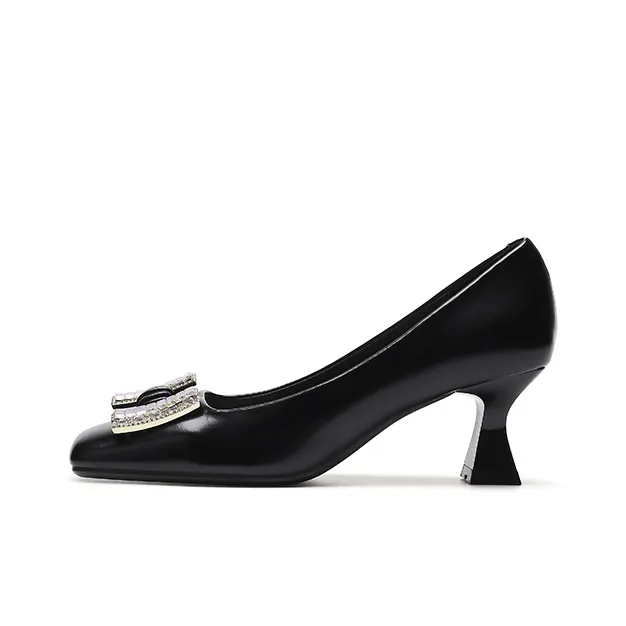 Zubumei Flared Heel High Heels 6cm Women's-0