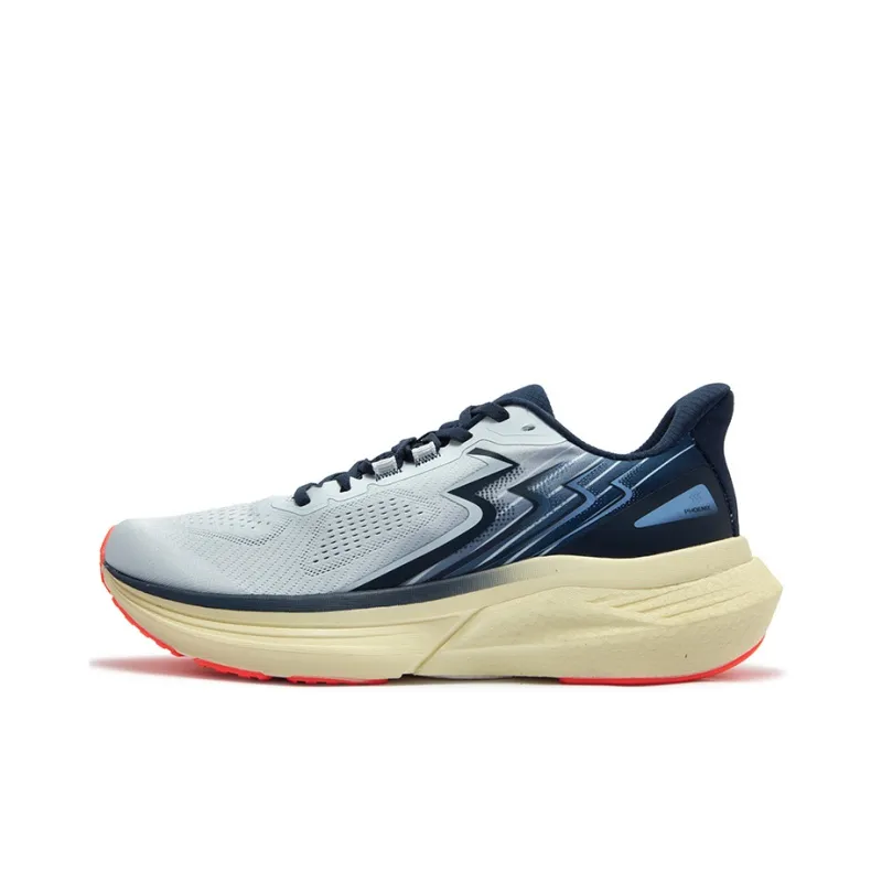 361° Cushioning Anti-Slip And Wear-Resistant Low-Top Running Shoes Unisex Gray Blue-0