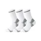 [3 Pack]White/Gray