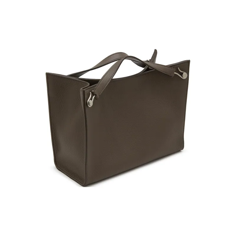 THE ROW Leather Handbag Women's Dark Gray-1