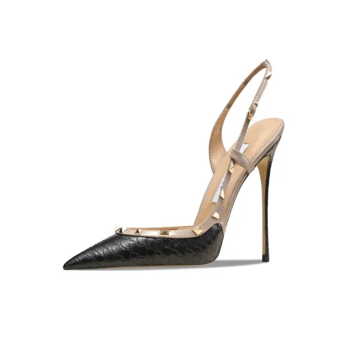 Suyymakk Slim Heel High Heels Women's Black