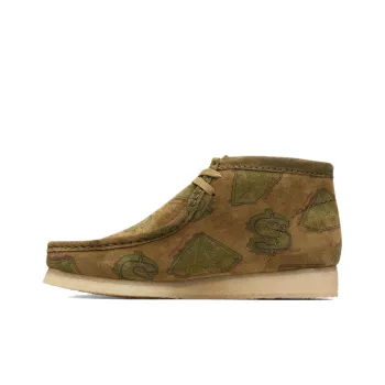 clarks Originals Wallabee Boot Billionaire Boys Club Diamonds & Dollars Dark Green
