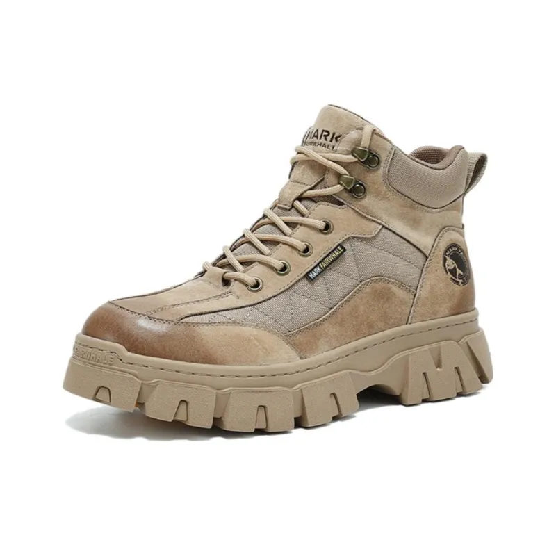 FAIRWHALE Short Martin Boot Unisex Yellow-1
