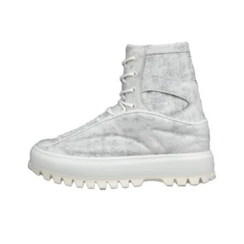 Ecco STREET ACE RAL7000 Ankle Boots Women's White Silver