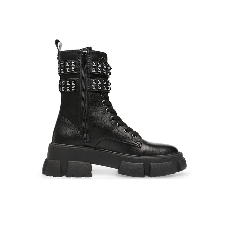 STEVE MADDEN Martin Boots Women's Black-1
