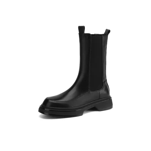 XIAOAJUE Ankle Boots Women's Black, Brown