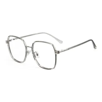 CYXUS TR/Memory Plastic METAL Square Sunglasses Unisex