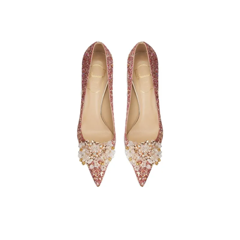 RoseDoris Slim Heel High Heels 8cm Women's-2