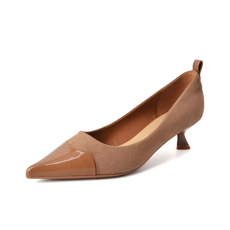 Beijiani Slim Heel High Heels 3cm Women's-1