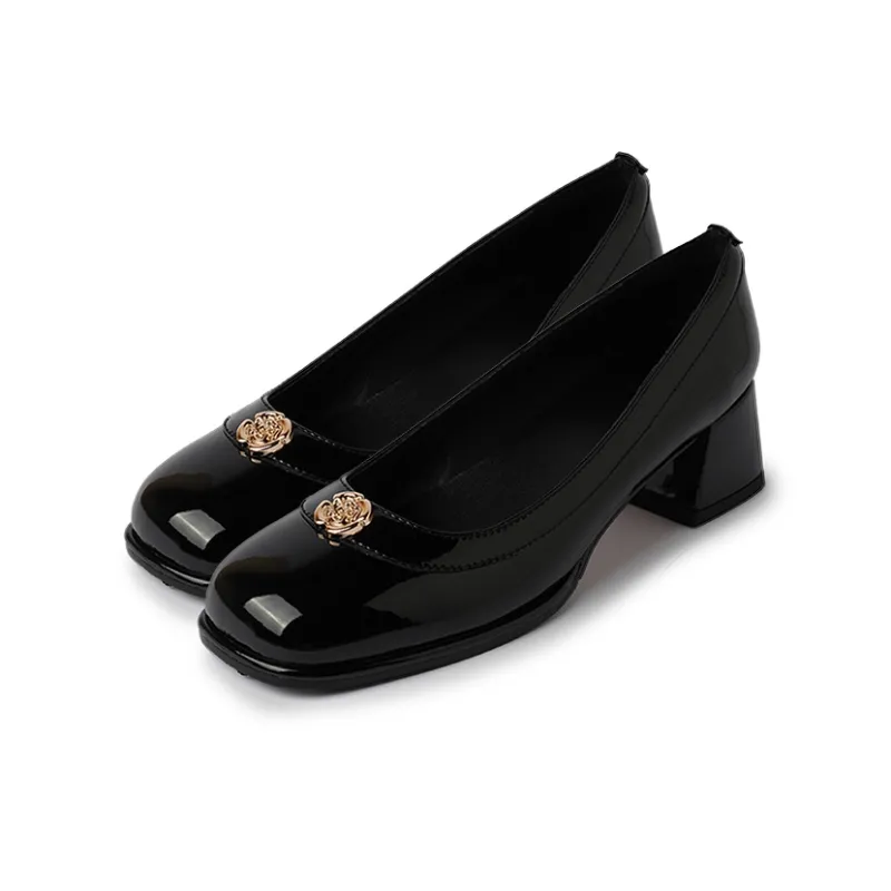 Naiyee Chunky Heel High Heels 4.5cm Women's-9